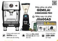 Combo máy pha Gemilai CRM 3200b Pro & máy xay JX600AD