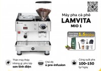 Máy pha cà phê kết hợp xay và pha Lamvita Mio 1