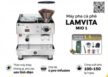 Máy pha cà phê kết hợp xay và pha Lamvita Mio 1